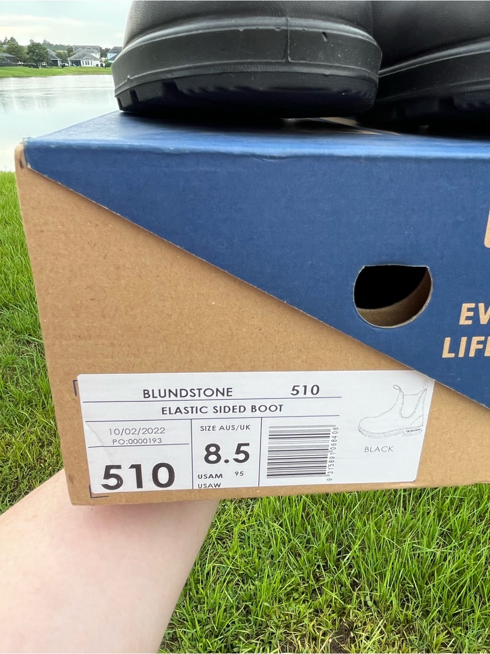 NWT Blundstone Black Chelsea Original 510 Slip-On Work Boots Size 8.5 - Picture 4 of 13